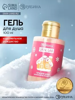 Гель для душа «Карамельное рождество», 100 мл, URAL LAB