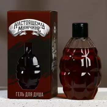 Гель для душа «Настоящему мужчине», 250 мл, аромат пряный, Чистое счастье