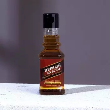 Гель для душа во флаконе виски «Первый во всём», 100 мл, аромат ирландского виски