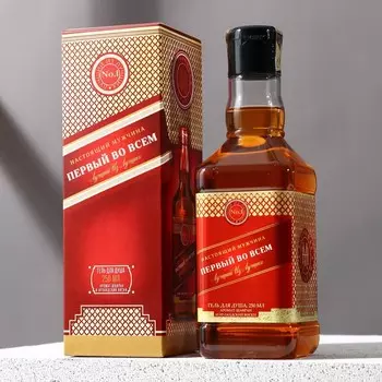 Гель для душа виски «Первый во всём», 250 мл, аромат виски и шафрана,Чистое счастье