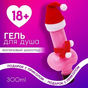 Гель для душа «Твой лучший подарок», 300 мл, аромат малинового шоколада, Чистое счастье