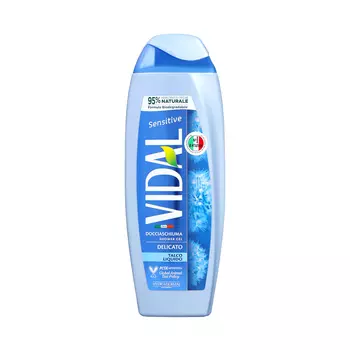 Гель для душа VIDAL с косметическим жидким тальком, 250 мл