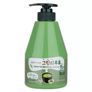 Гель для душа Welcos Kwailnara Green Tea Milk Body Cleanser, 560 г