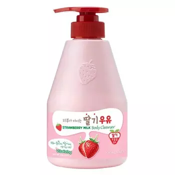 Гель для душа Welcos Kwailnara Strawberry Milk Body Cleanser, 560 г