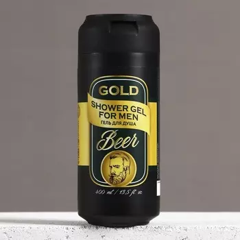 Гель для душа пиво HARD LINE, 400 мл, древесный аромат