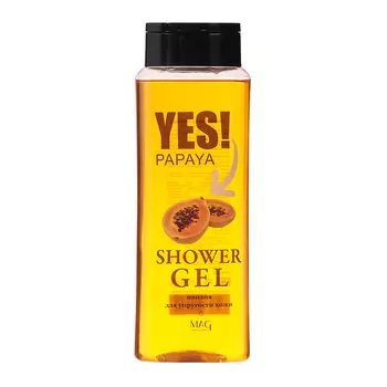 Гель для душа YES папайя, 400 мл