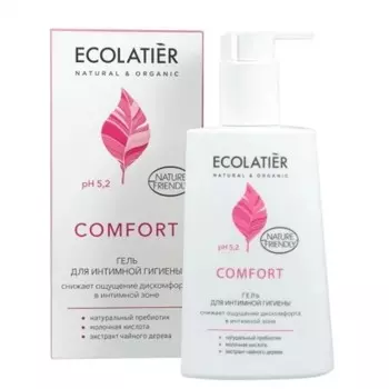 Гель для интимной гигиены Ecolatier Comfort, pH5.2, 250 мл