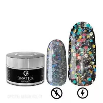 Гель для моделирования Grattol CRYSTAL BRIGHT №03, 15 мл