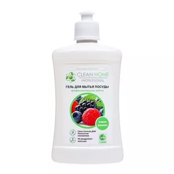 Гель для мытья посуды Clean home «Ягодная фантазия», 500 мл