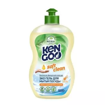 Гель для мытья посуды KENGOO ЭКО с экстрактом ромашки, 500 мл