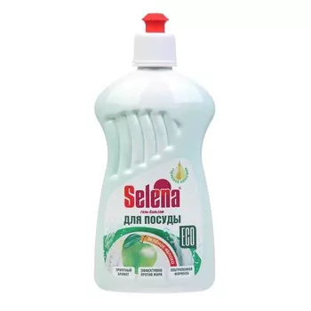 Гель для мытья посуды Selena "Яблоко", 500 мл