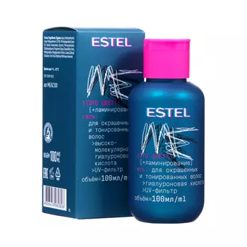 Гель для окрашенных и тонированных волос ESTEL ME "Это цвет"+ ламинирование, 100 мл