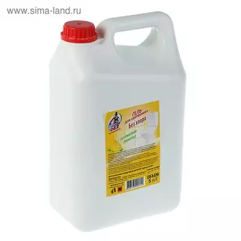 Гель для сантехники Mister Dez Professional "Лимон" (без хлора), 5 л