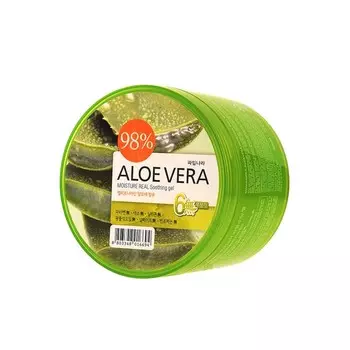 Гель для тела Welcos Aloe vera Moisture Real Soothing Gel, успокаивающий, 500 г