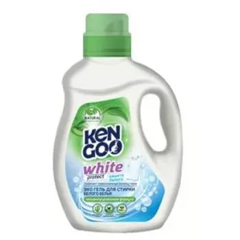 Гель концентрат KENGOO ЭКО, "Защита белого", 1 л