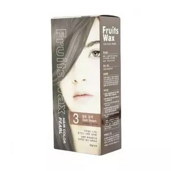 Гель-краска для волос Welcos Fruits Wax Pearl Hair Color, на фруктовой основе, #03, 60 мл