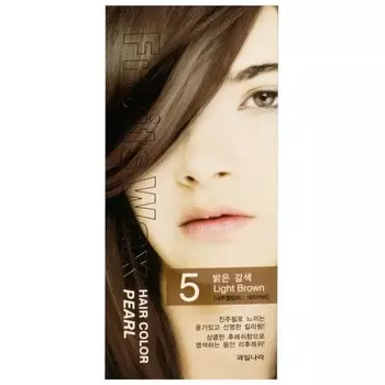 Гель-краска для волос Welcos Fruits Wax Pearl Hair Color, на фруктовой основе, #02, 60 мл