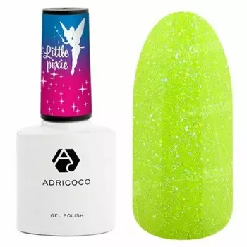 Гель-лак Adricoco Little Pixie, №17 кислотный жёлтый, 8 мл