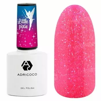 Гель-лак Adricoco Little Pixie, №19 электрический розовый, 8 мл