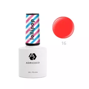 Гель-лак Adricoco Lollipop, №16 фрутелла, 8 мл