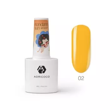 Гель-лак Adricoco Mandarin Sun, №02, 8 мл