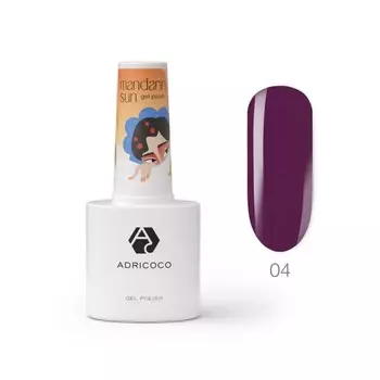 Гель-лак Adricoco Mandarin Sun, №04, 8 мл