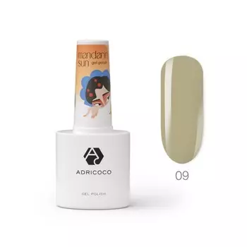 Гель-лак Adricoco Mandarin Sun, №09, 8 мл