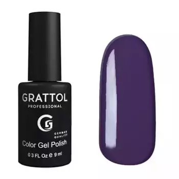 Гель-лак Grattol Color Gel Polish, №010 Eggplant, 9 мл