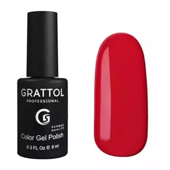Гель-лак Grattol Color Gel Polish, №082 Cherry Red, 9 мл