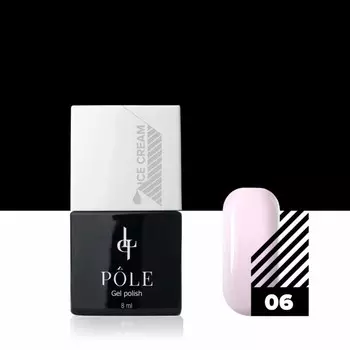 Гель-лак Pole Ice Cream, №06 сладкая смородина, 8 мл