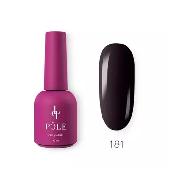 Гель-лак Pole Inspired by France «Роскошь», №181 классический чёрный, 10 мл