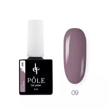 Гель-лак Pole Lovely Ballerina, №09 дымчато-аметистовый, 8 мл