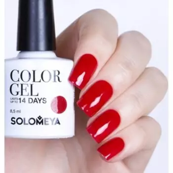 Гель-лак Solomeya Color Gel Red, 8,5 мл