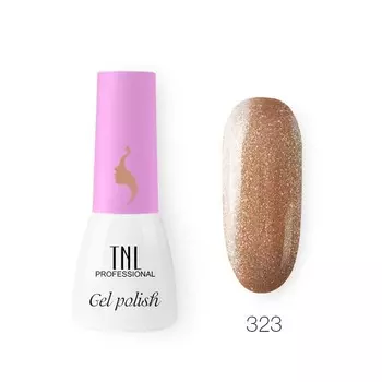 Гель-лак TNL Mini «8 Чувств», №323 бронзовый свет, 3,5 мл