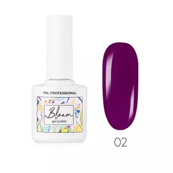 Гель-лак TNL Professional Bloom, №2 фиолетовый ирис, 10 мл
