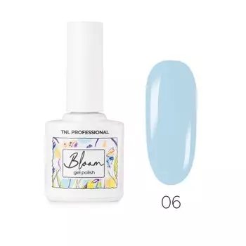 Гель-лак TNL Professional Bloom, №6 голубой клематис, 10 мл