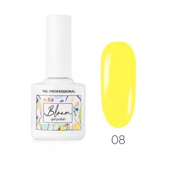 Гель-лак TNL Professional Bloom, №8 жёлтая примула, 10 мл
