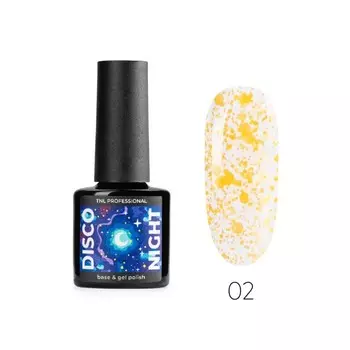 Гель-лак TNL Professional Disco night, с цветной неоновой слюдой, №2 манговый пунш, 6 мл