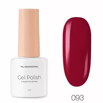 Гель-лак TNL Professional Mini «8 чувств», №093 красное вино, 6 мл