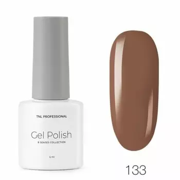 Гель-лак TNL Professional Mini «8 чувств», №133 молочный шоколад, 6 мл