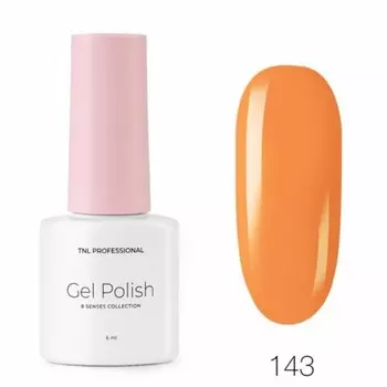 Гель-лак TNL Professional Mini «8 чувств», №143 мандариновый, 6 мл