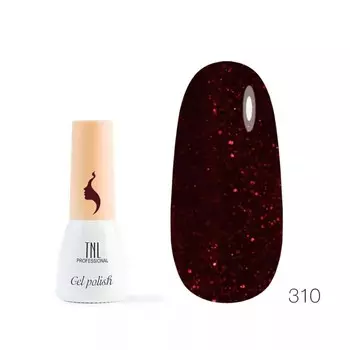 Гель-лак TNL Professional Mini «8 чувств», №310 сияющие ягоды, 6 мл