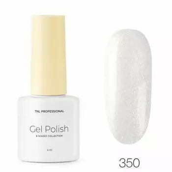 Гель-лак TNL Professional Mini «8 чувств», №350 перламутровый снег, 6 мл