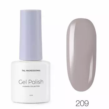 Гель-лак TNL Professional Mini «8 чувств», №209 серая дымка, 6 мл