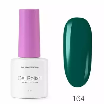 Гель-лак TNL Professional Mini «8 чувств», №164 насыщенно-зелёный, 6 мл