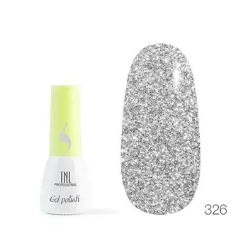 Гель-лак TNL Professional Mini «8 чувств», №326 снежинки, 6 мл