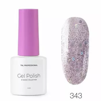 Гель-лак TNL Professional Mini «8 чувств», №343 лиловая вспышка, 6 мл