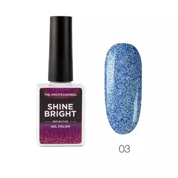 Гель-лак TNL Shine Bright, №03 звёздный небосвод, 10 мл