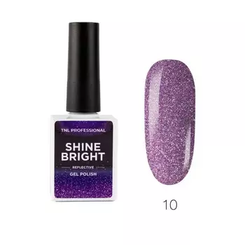 Гель-лак TNL Shine Bright, №10 космическая бабочка, 10 мл