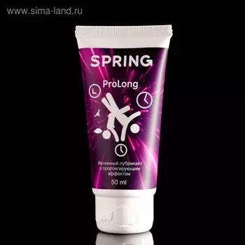 Гель-лубрикант интимный Spring ProLong, продлевающий, 50 мл